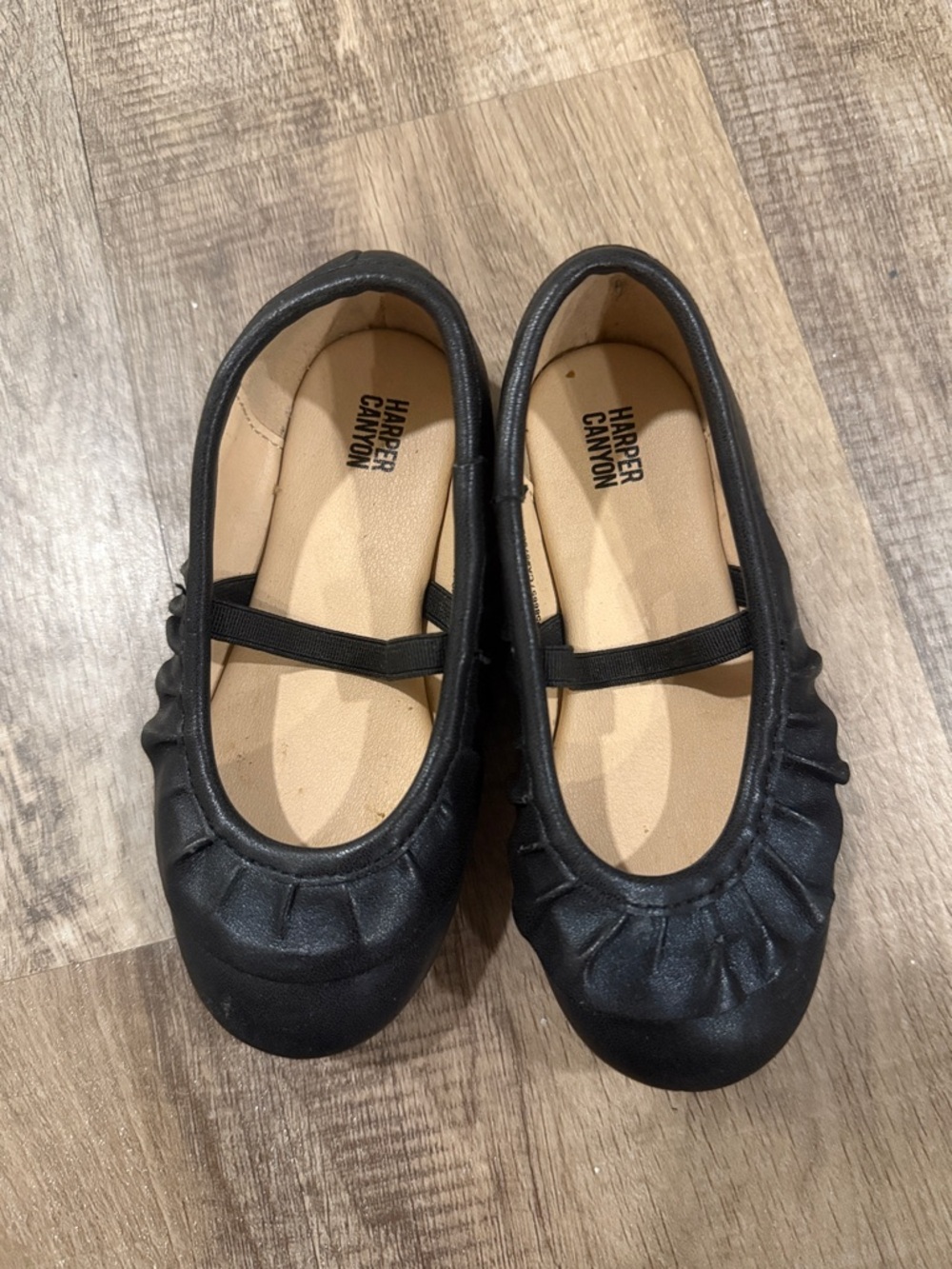 Harper Canyon Black Girls Mary Jane Ballet Flats with Elastic Strap